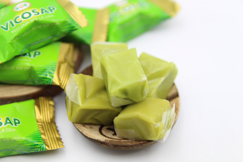 Kẹo dừa sáp Vicosap mix (6 vị) - Hộp 200g